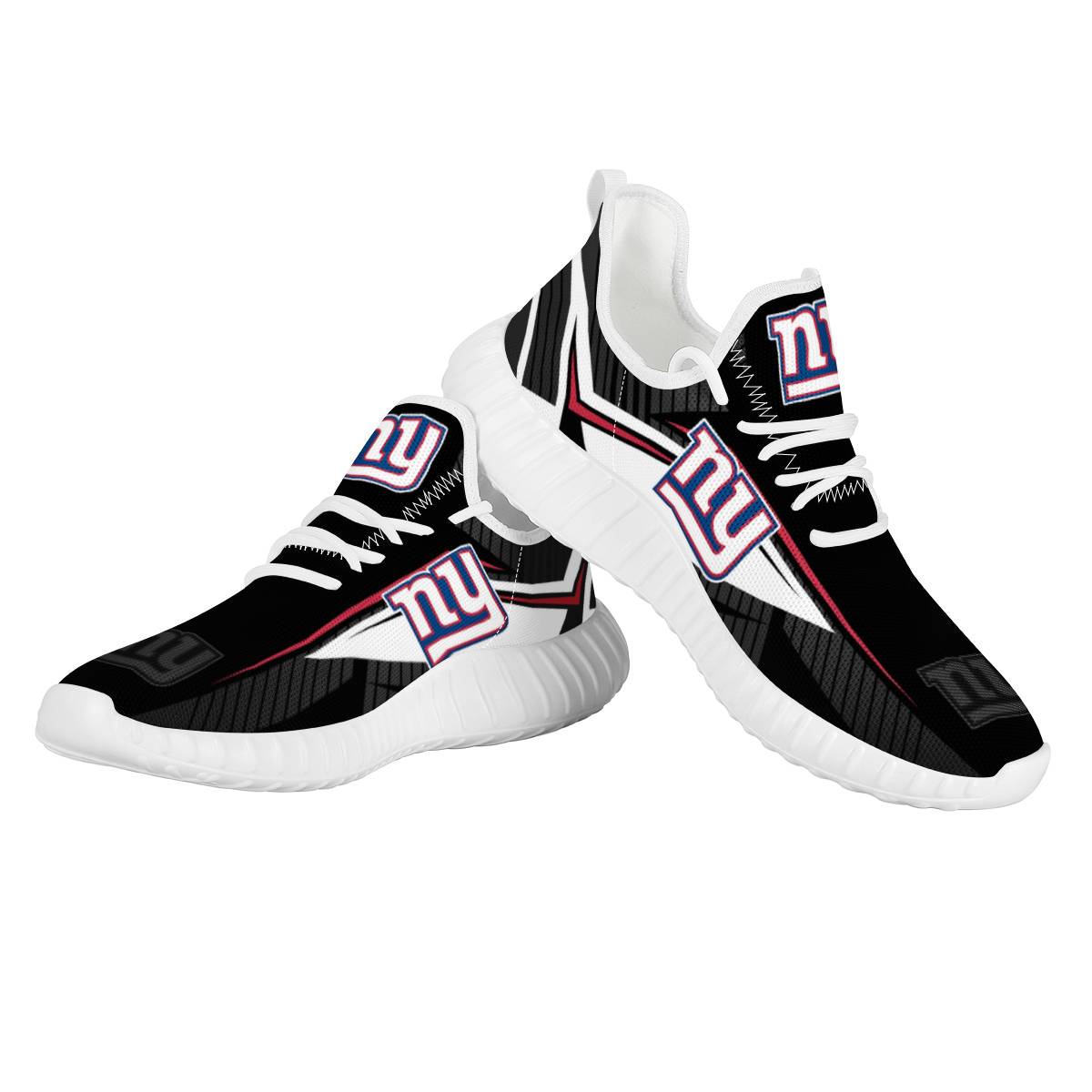 Women's New York Giants Mesh Knit Sneakers/Shoes 005 Women's New York Giants Mesh Knit Sneakers/Shoes 005